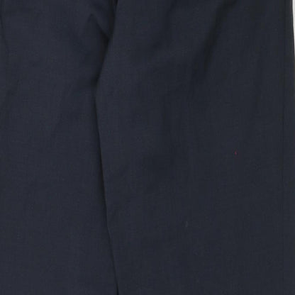 Womens UK Size 32 in Preworn Regular Fit  Blue Trousers