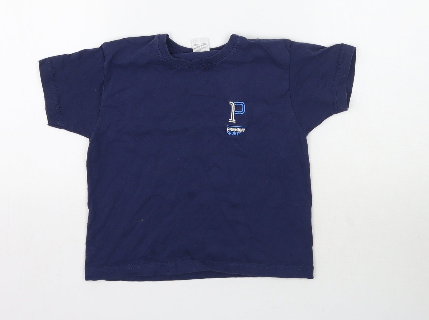 Fruit of the Loom Boys Blue   Basic T-Shirt Size 3-4 Years