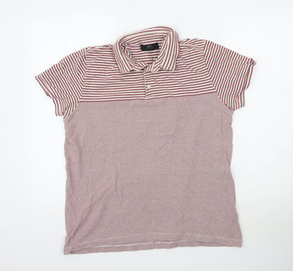 ACW85 Mens Purple    Polo Size L