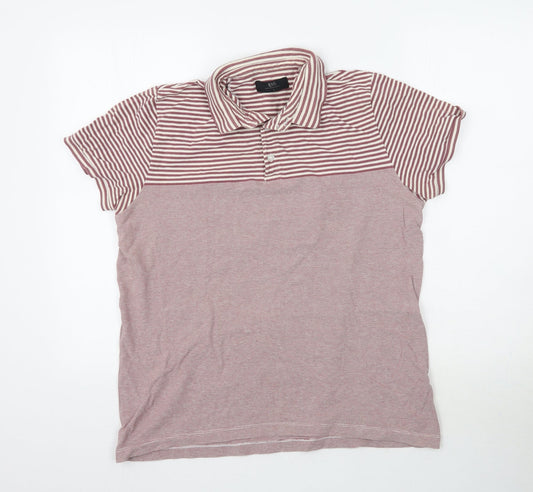 ACW85 Mens Purple    Polo Size L