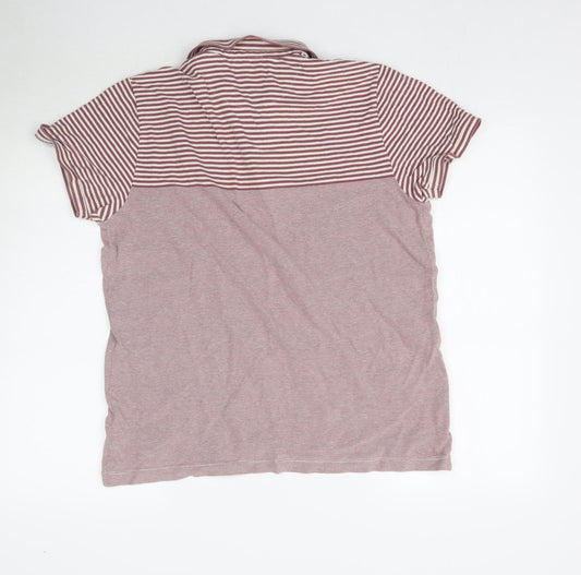 ACW85 Mens Purple    Polo Size L