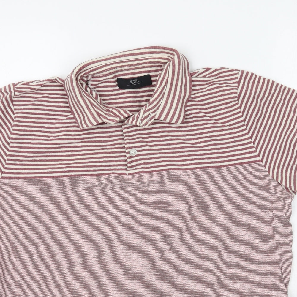 ACW85 Mens Purple    Polo Size L