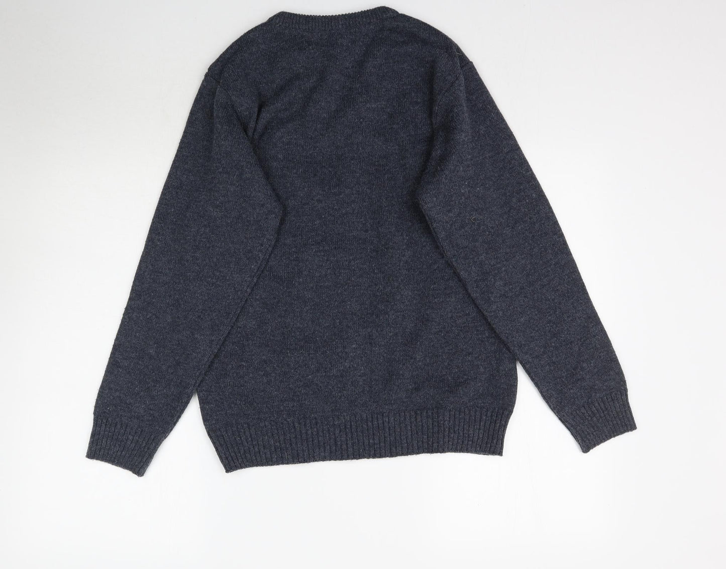 Hurton Harbour Mens Blue  Knit Pullover Jumper Size S