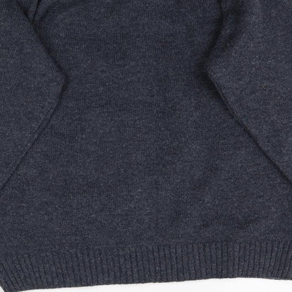Hurton Harbour Mens Blue  Knit Pullover Jumper Size S