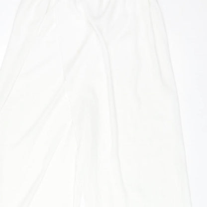 VESTIDOS Womens White   Trousers  Size S L28 in