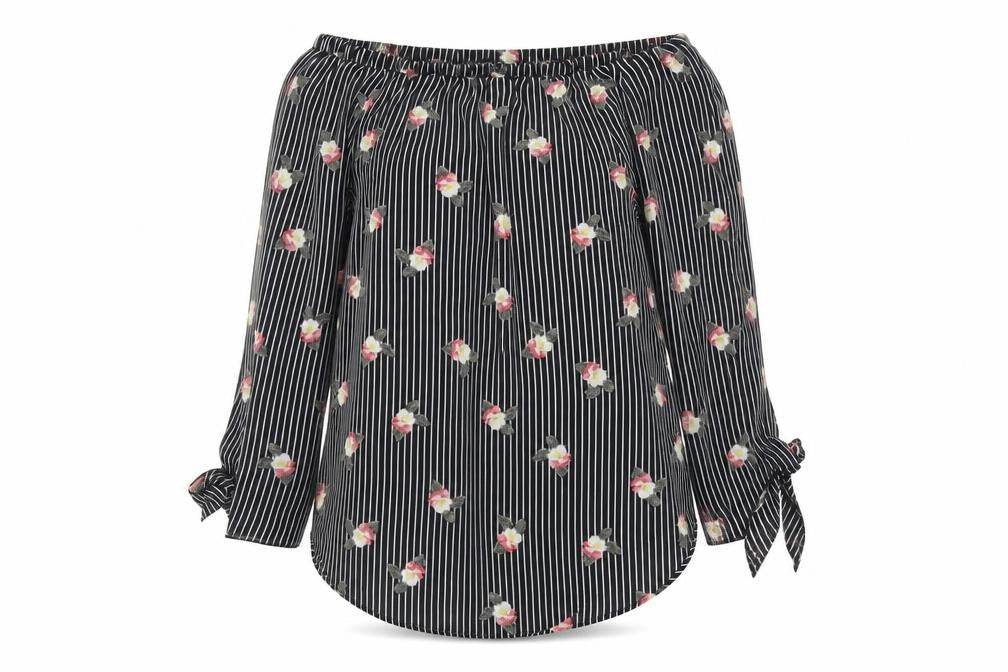 Womens UK Size 10 CAMEO ROSE Multicoloured Basic T-Shirt