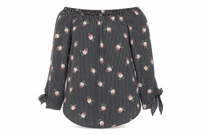 Womens UK Size 10 CAMEO ROSE Multicoloured Basic T-Shirt