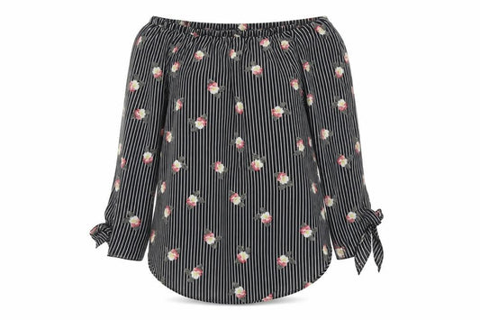 Womens UK Size 10 CAMEO ROSE Multicoloured Basic T-Shirt