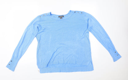 Additional front view of Primark women’s blue pullover sweatshirt, size L
