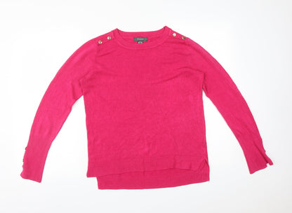 Additional front view of Primark women’s pink pullover sweatshirt, size S