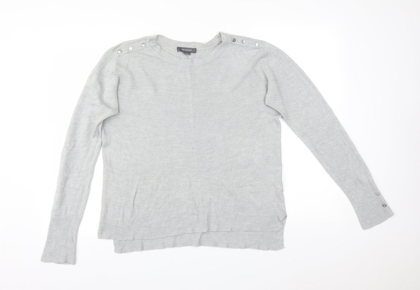 Primark Womens Grey   Pullover Sweatshirt Size M