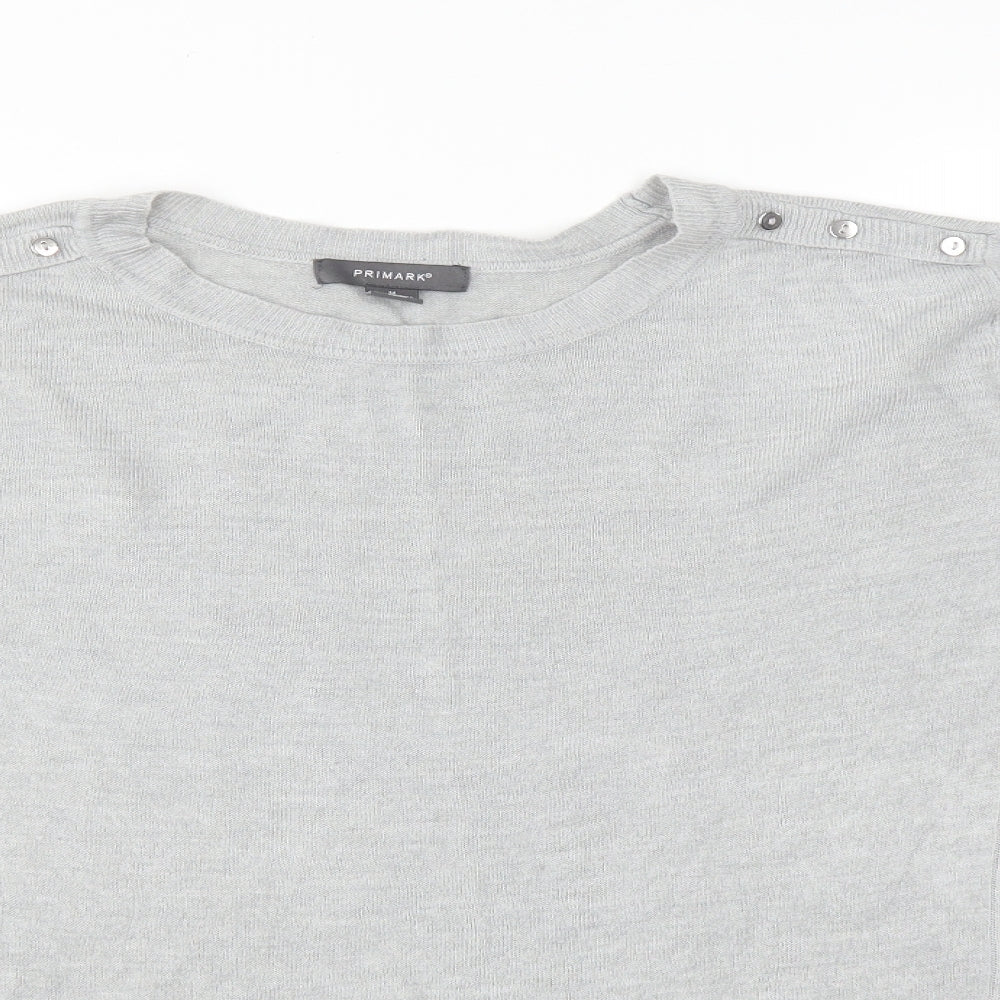 Primark Womens Grey   Pullover Sweatshirt Size M
