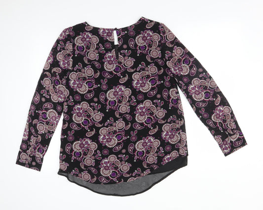 MIRUMI Womens Multicoloured Paisley  Basic Blouse Size 10