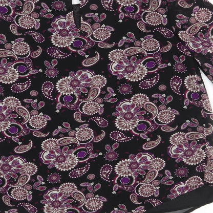 MIRUMI Womens Multicoloured Paisley  Basic Blouse Size 10