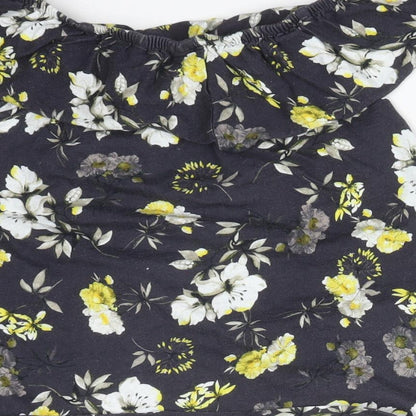 NEXT Girls Multicoloured Floral  Basic T-Shirt Size 9 Years