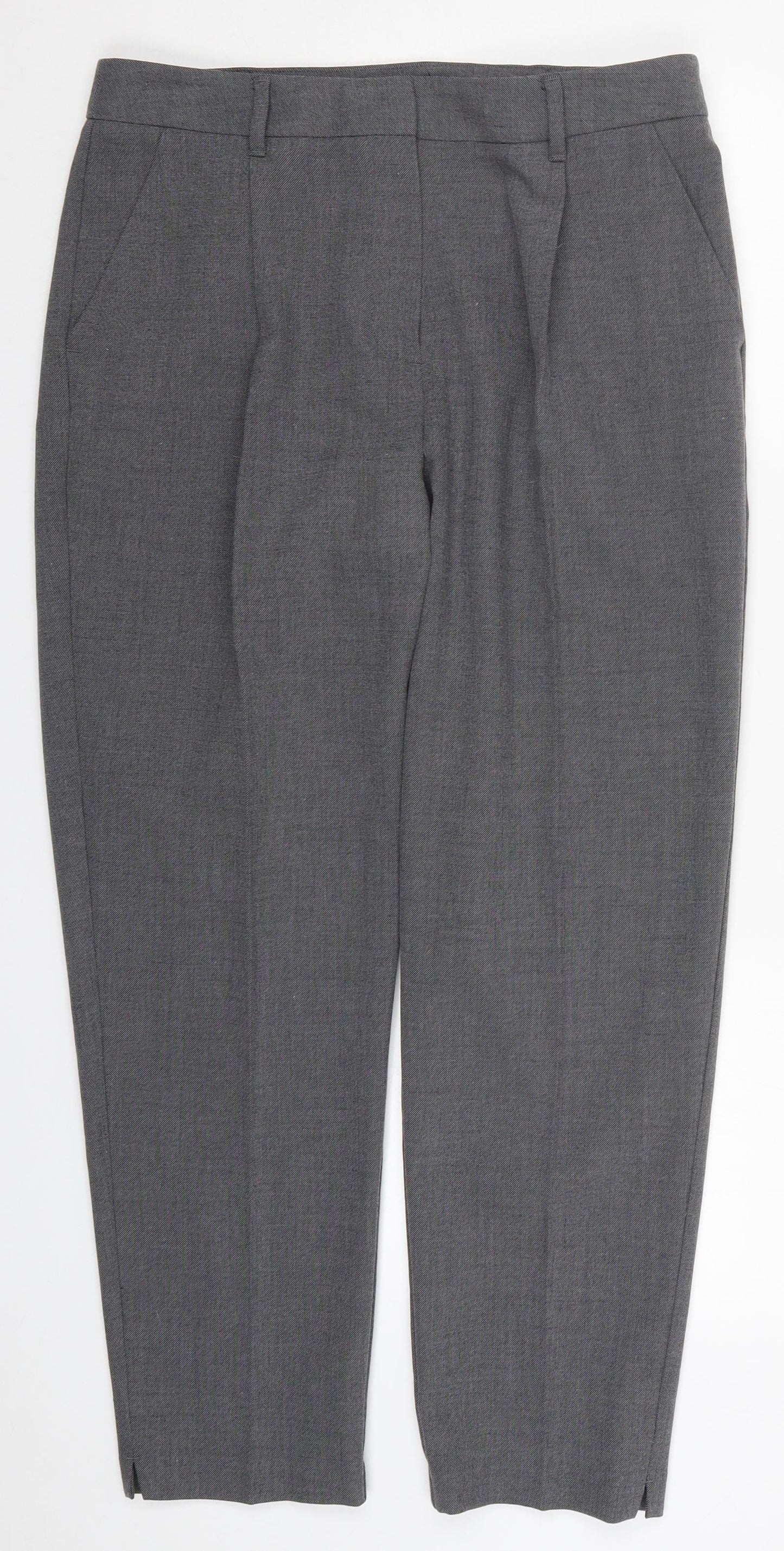 F&F Womens Grey   Trousers  Size 12 L32 in