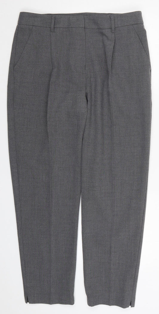 F&F Womens Grey   Trousers  Size 12 L32 in