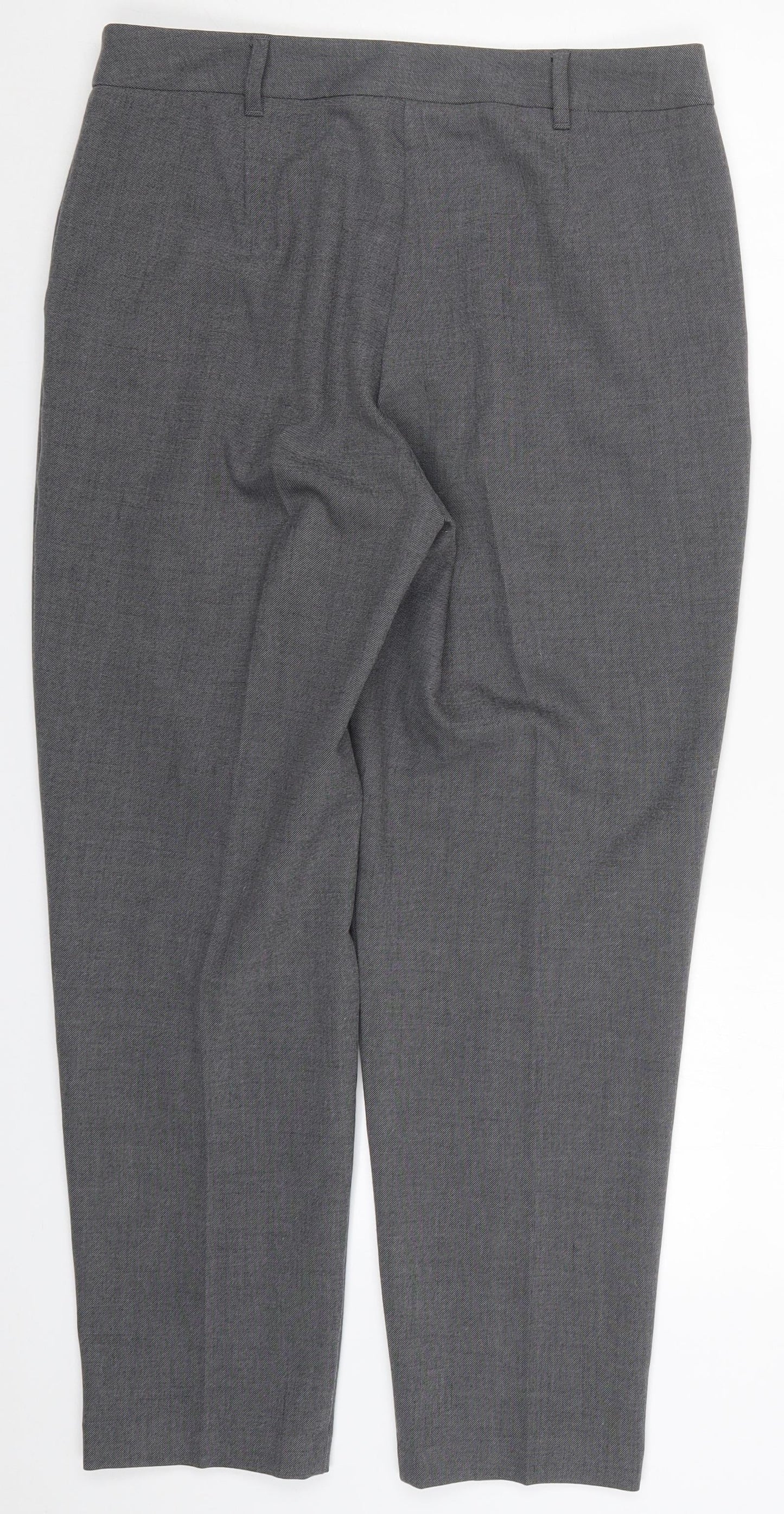 F&F Womens Grey   Trousers  Size 12 L32 in