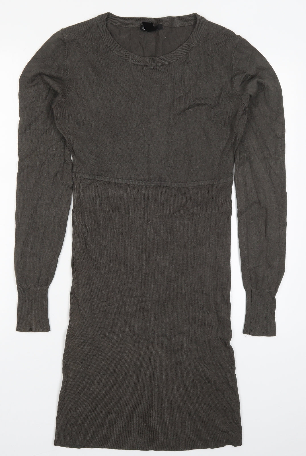 H&M Womens Green  Knit Jumper Dress  Size L