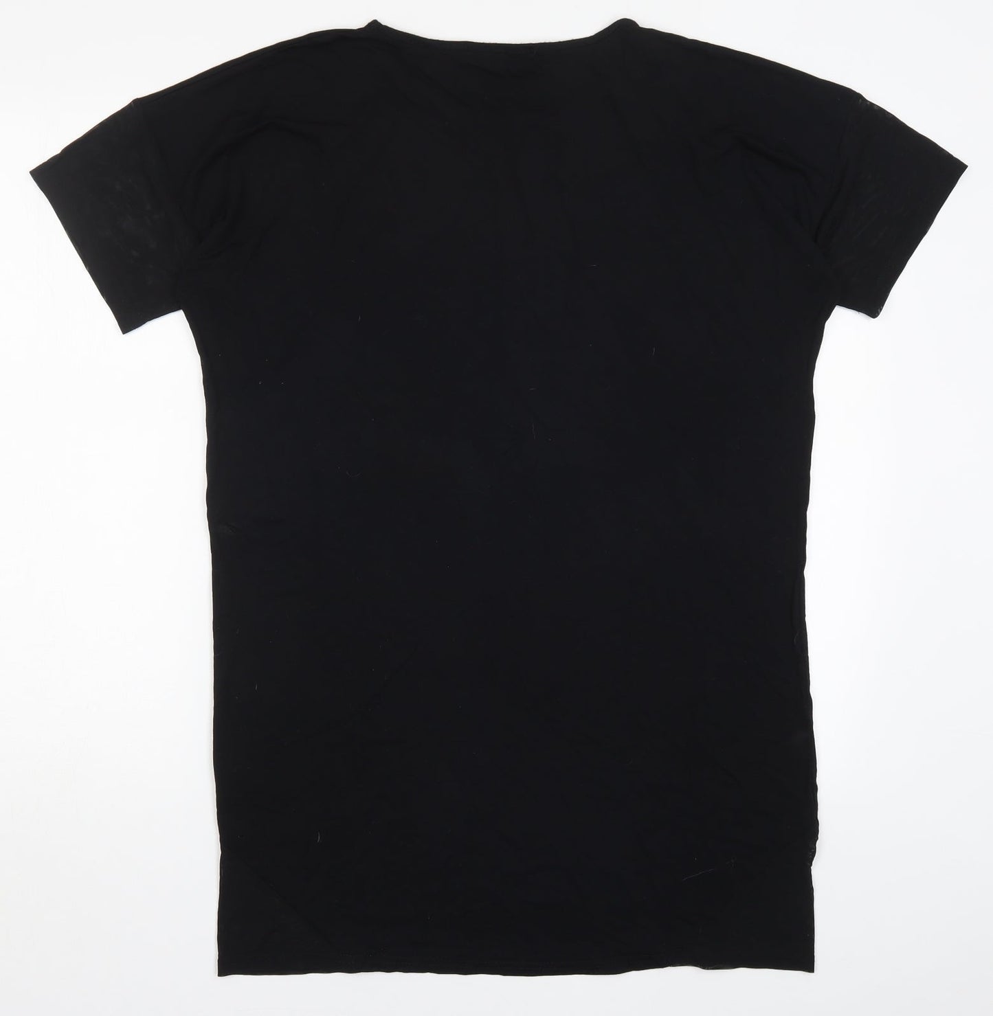 Missguided Womens Black   T-Shirt Dress  Size 8