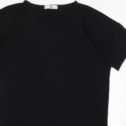 Missguided Womens Black   T-Shirt Dress  Size 8