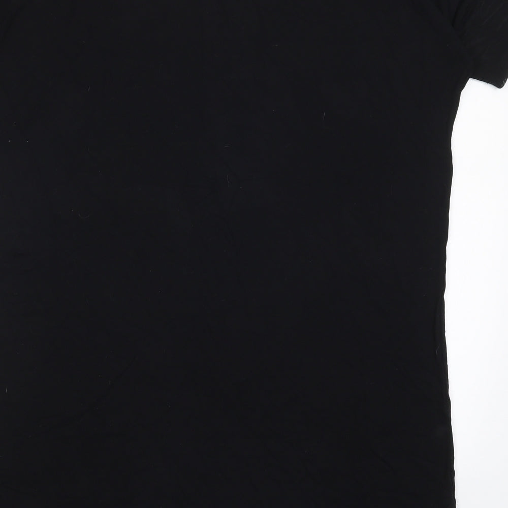 Missguided Womens Black   T-Shirt Dress  Size 8