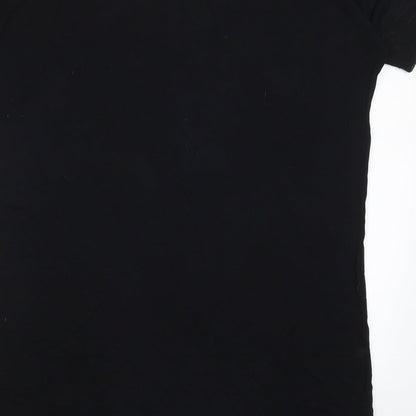 Missguided Womens Black   T-Shirt Dress  Size 8