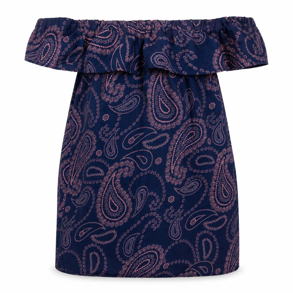 Primark Womens Blue Paisley  Mini  Size 10