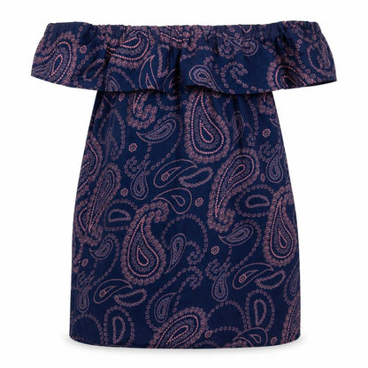 Primark Womens Blue Paisley  Mini  Size 10