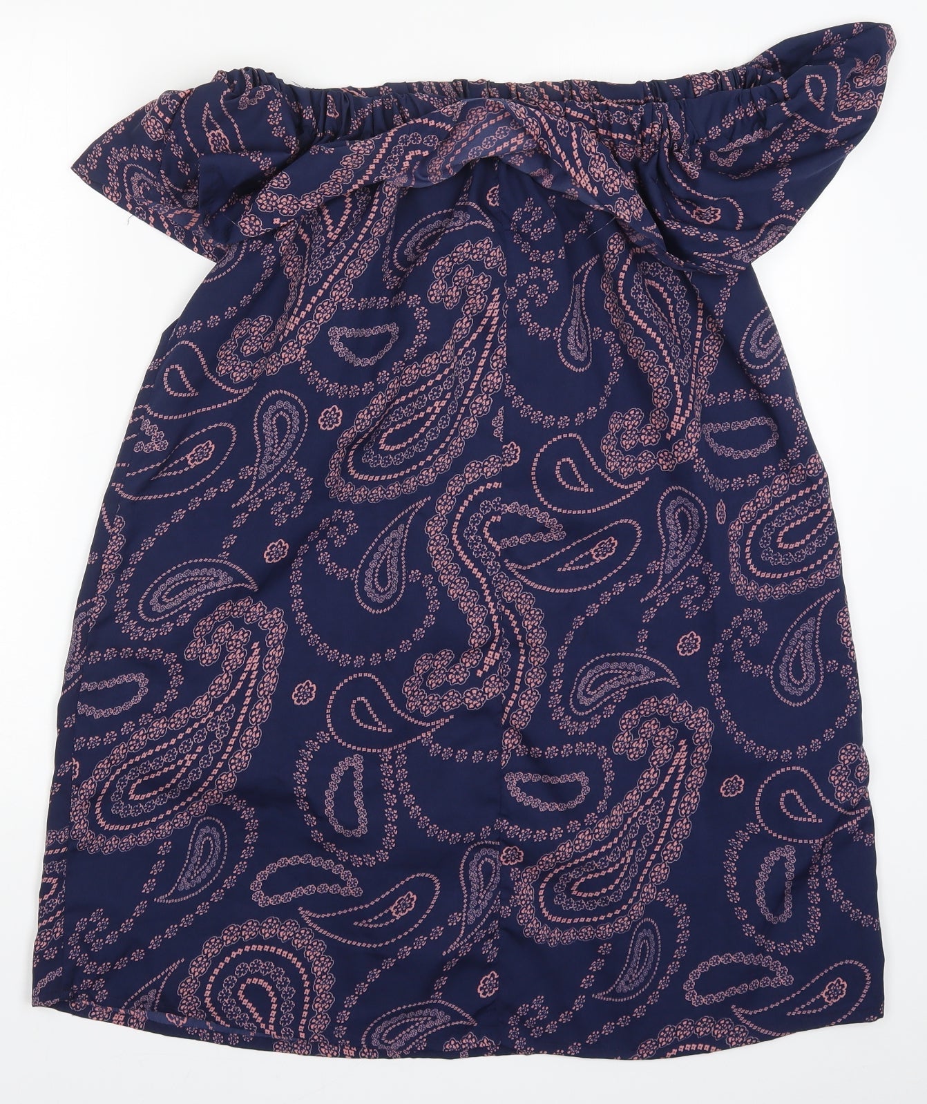Primark Womens Blue Paisley  Mini  Size 10