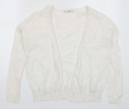 George Womens White  Knit Cardigan Jumper Size 10  - Stars