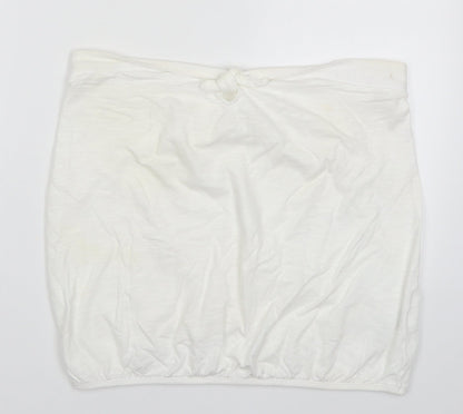 Womens UK Size 12 NEXT White Basic Tank