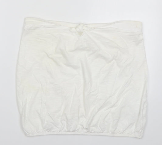 Womens UK Size 12 NEXT White Basic Tank