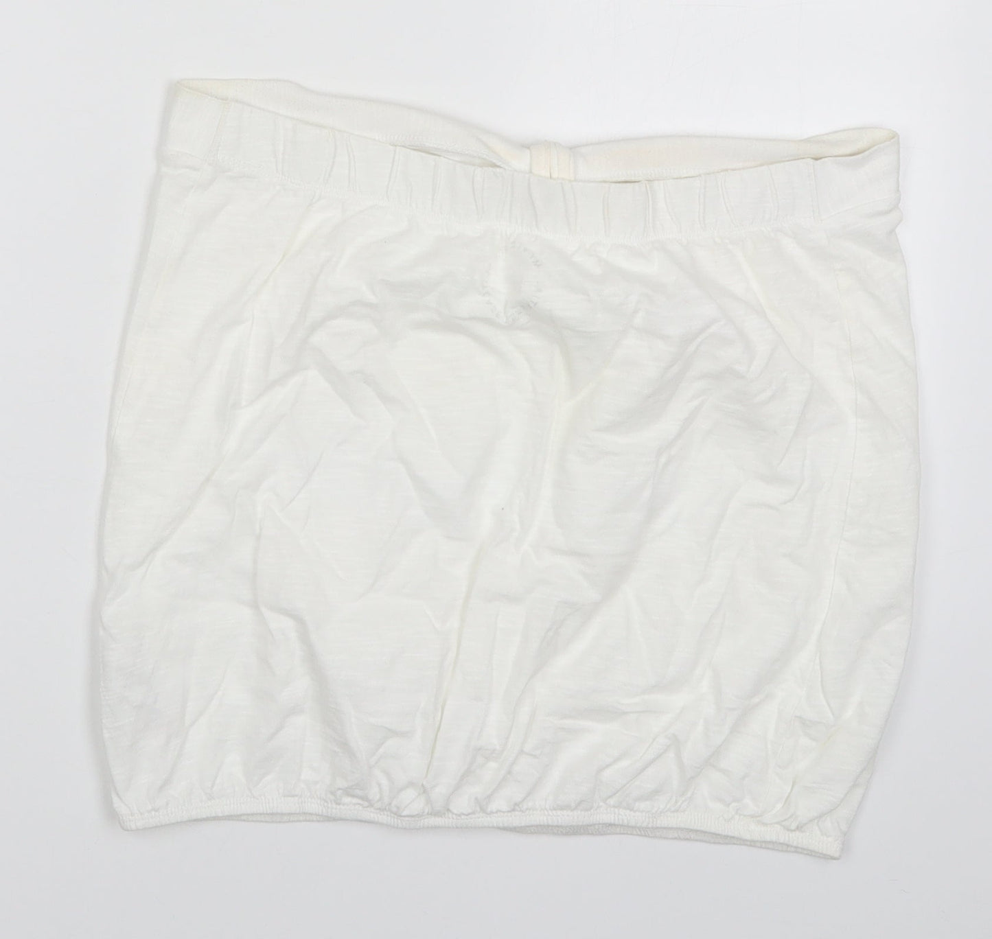Womens UK Size 12 NEXT White Basic Tank
