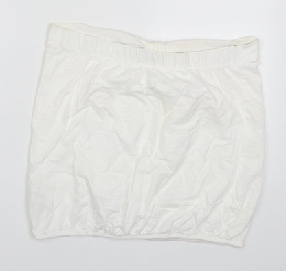 Womens UK Size 12 NEXT White Basic Tank