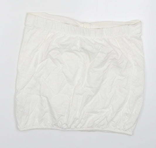 Womens UK Size 12 NEXT White Basic Tank