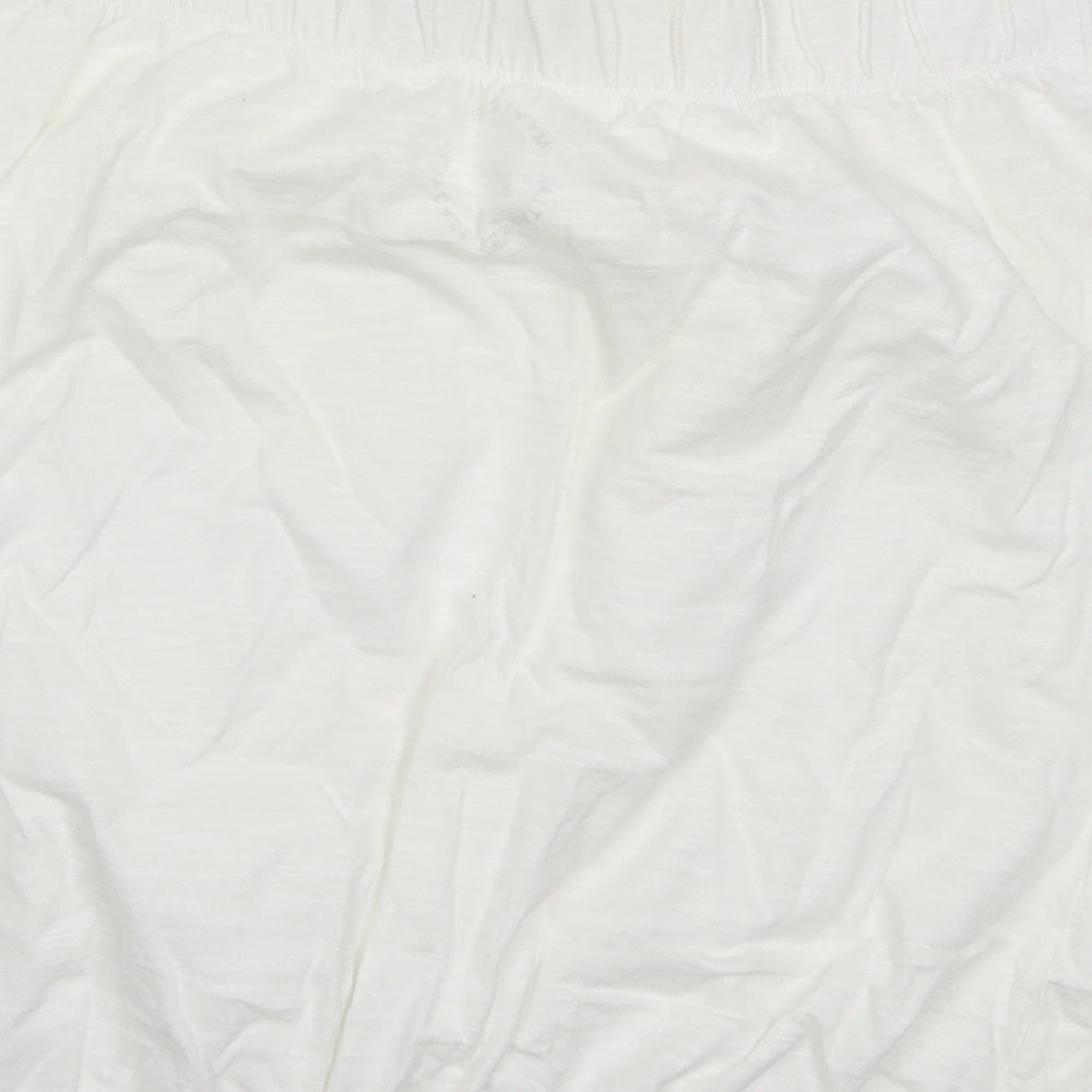 Womens UK Size 12 NEXT White Basic Tank