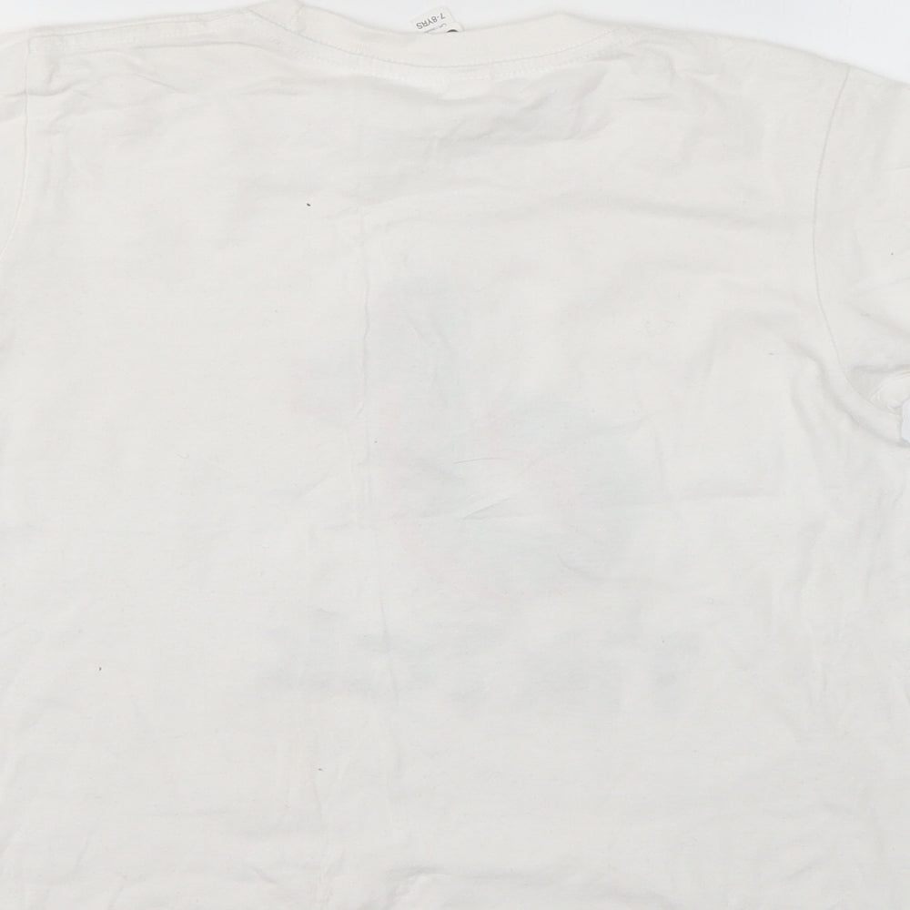 casual classics Girls White   Basic T-Shirt Size 7-8 Years
