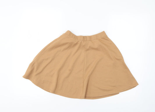 New Look Womens Brown   Flare Skirt Size 10