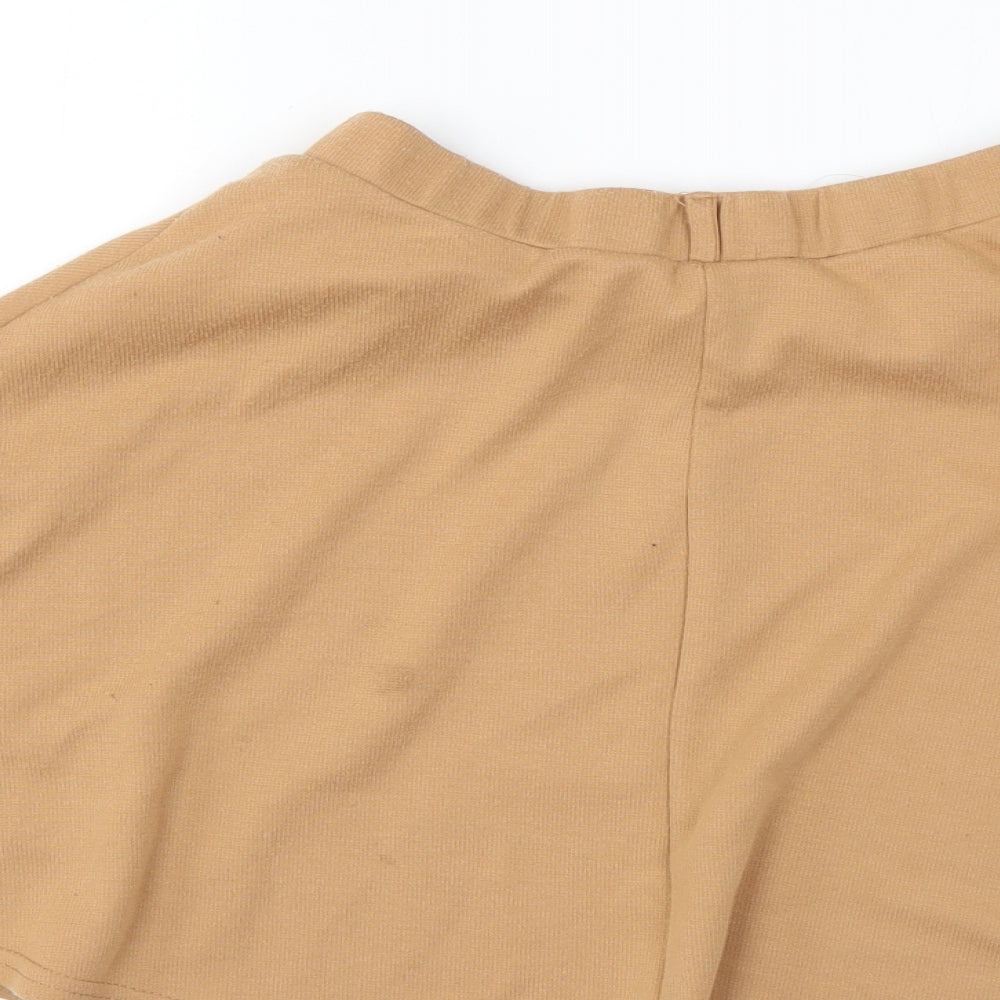 New Look Womens Brown   Flare Skirt Size 10