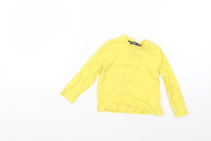F&F Baby Yellow   Basic T-Shirt Size 9-12 Months