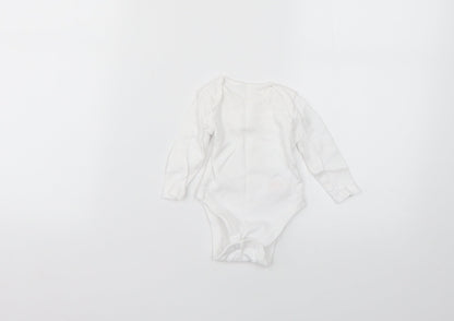 F&F Baby White   Babygrow One-Piece Size 0-3 Months