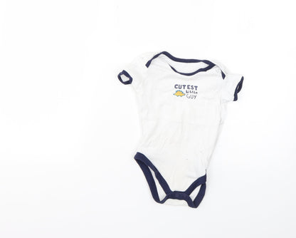 George Baby White   Babygrow One-Piece Size 18-24 Months