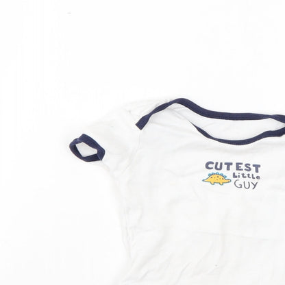 George Baby White   Babygrow One-Piece Size 18-24 Months