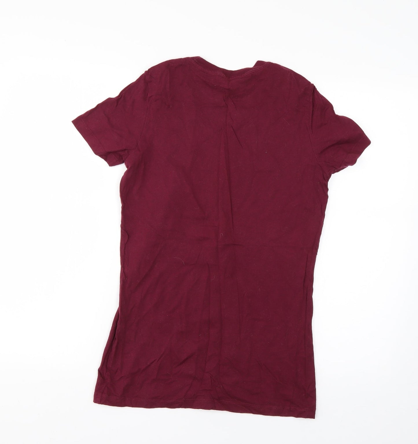 Womens UK Size L Bella Purple Basic T-Shirt