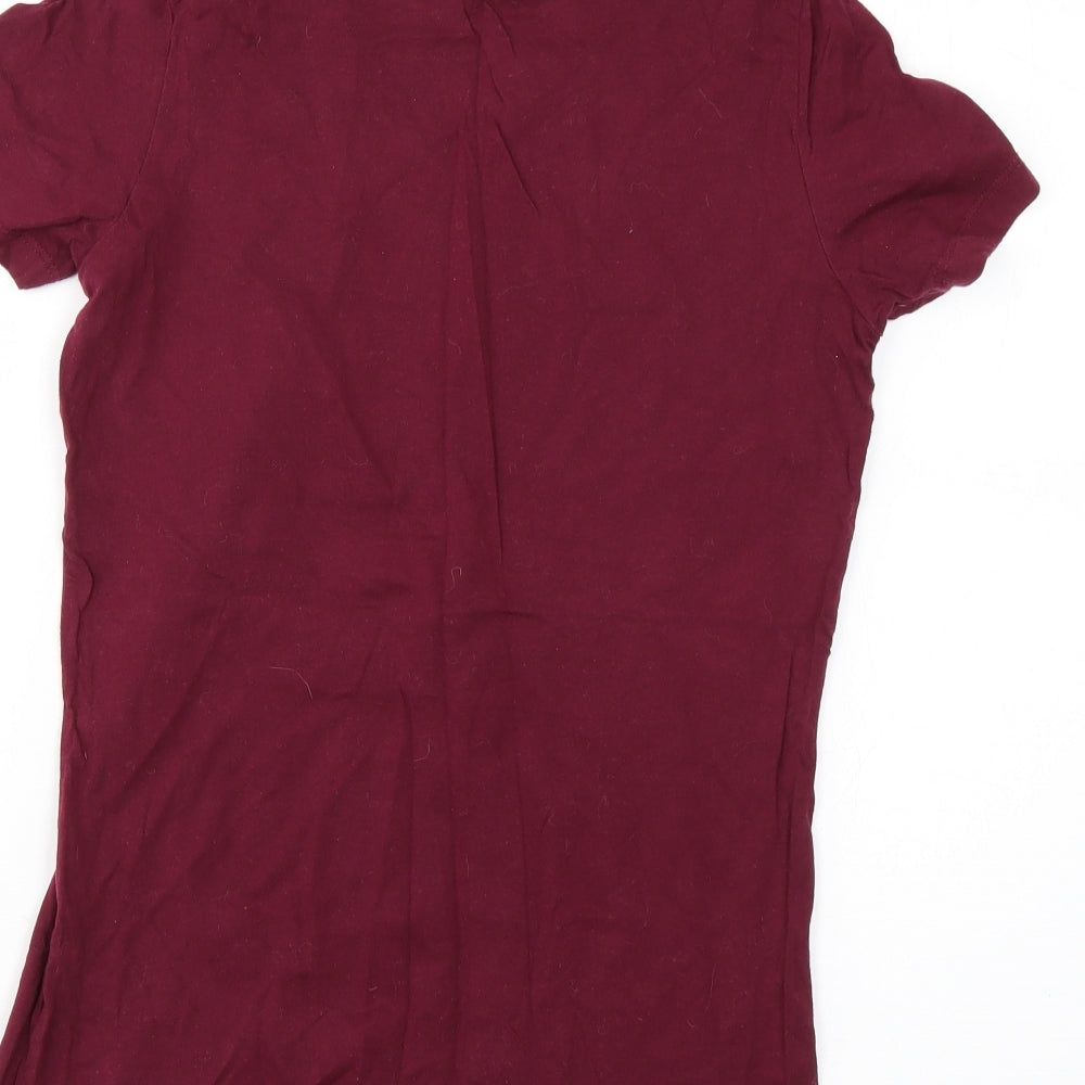 Womens UK Size L Bella Purple Basic T-Shirt