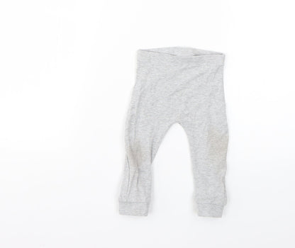 Matalan Baby Grey   Jogger Trousers Size 9-12 Months