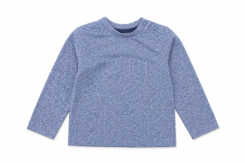 Front view of F&F Baby Blue Basic T-Shirt, size 9-12, Months