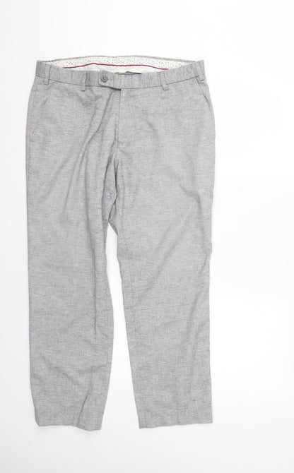 Mens UK Size  vitamore Regular Fit  Grey Trousers