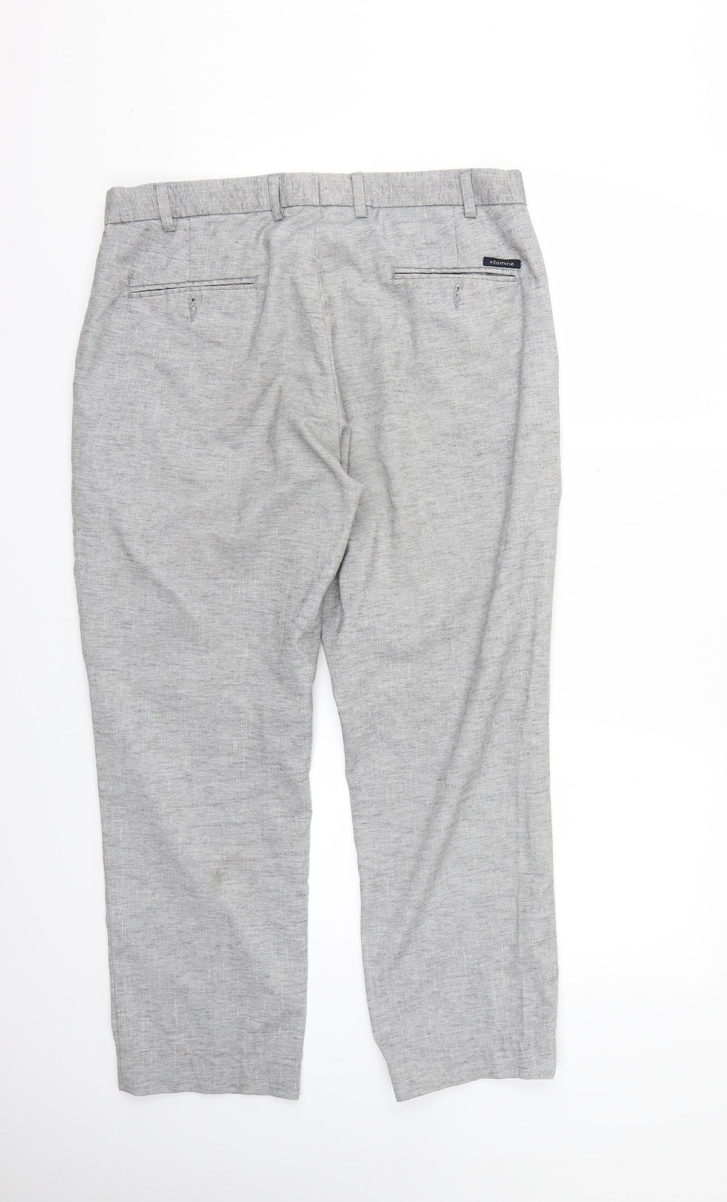 Mens UK Size  vitamore Regular Fit  Grey Trousers